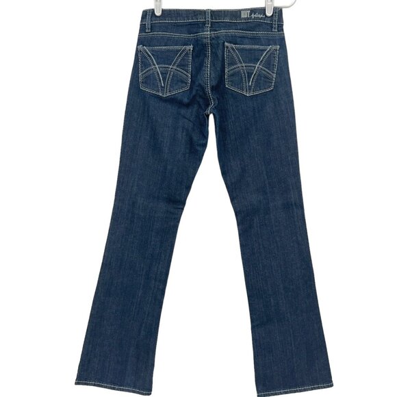 Kut from the Kloth Women Farrah Baby Boot Low Rise Blue Jeans Size 2   W29"xL32" - Picture 2 of 14
